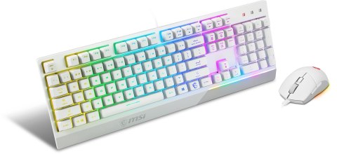 Zestaw klawiatura + mysz MSI VIGOR GK30 COMBO White Zestaw klawiatura + mysz MSI VIGOR GK30 COMBO White