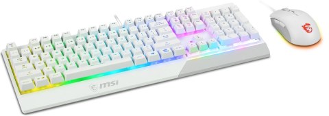 Zestaw klawiatura + mysz MSI VIGOR GK30 COMBO White Zestaw klawiatura + mysz MSI VIGOR GK30 COMBO White
