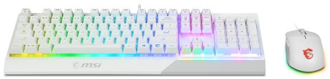 Zestaw klawiatura + mysz MSI VIGOR GK30 COMBO White Zestaw klawiatura + mysz MSI VIGOR GK30 COMBO White