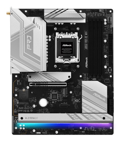 Asrock B850 Pro RS WiFi AMD B850 Gniazdo AM5 ATX Asrock B850 Pro RS WiFi AMD B850 Gniazdo AM5 ATX