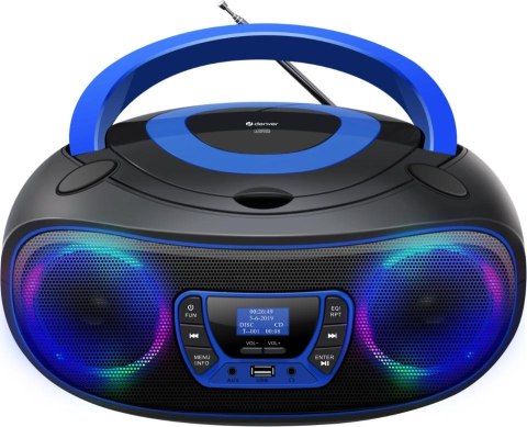 Boombox Denver TDB-212BU niebieski Boombox Denver TDB-212BU niebieski
