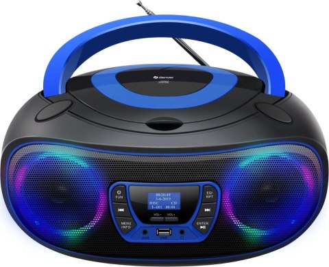Boombox Denver TDB-212BU niebieski Boombox Denver TDB-212BU niebieski