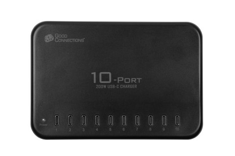 Dobre połączenia USB-Desktop-Schnellladestation 200W 10Port Dobre połączenia USB-Desktop-Schnellladestation 200W 10Port