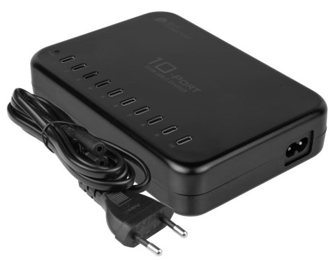 Dobre połączenia USB-Desktop-Schnellladestation 200W 10Port Dobre połączenia USB-Desktop-Schnellladestation 200W 10Port