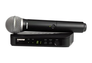 Shure BLX24E/PG58-H8E - bezprzewodowy system wokalny z mikrofonem PG58
