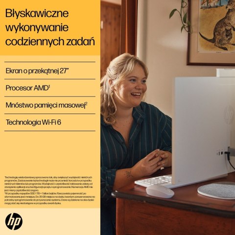 HP 27-cr0232nw AIO Ryzen 5 7520U 27.0"FHD IPS AG 300nits 16GB DDR5 SSD512 Radeon 610M LAN Win11 2Y Shell White HP 27-cr0232nw AIO Ryzen 5 7520U 27.0"FHD IPS AG 300nits 16GB DDR5 SSD512 Radeon 610M LAN Win11 2Y Shell White