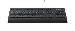 Logitech K280E Pro f/ Business klawiatura USB QWERTY Amerykański międzynarodowy Czarny