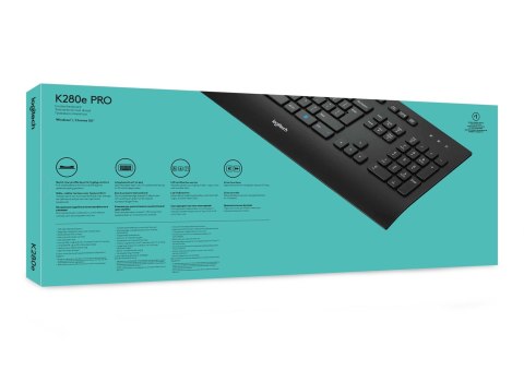 Logitech K280E Pro f/ Business klawiatura USB QWERTY Amerykański międzynarodowy Czarny Logitech K280E Pro f/ Business klawiatura USB QWERTY Amerykański międzynarodowy Czarny