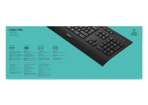 Logitech K280E Pro f/ Business klawiatura USB QWERTY Amerykański międzynarodowy Czarny Logitech K280E Pro f/ Business klawiatura USB QWERTY Amerykański międzynarodowy Czarny
