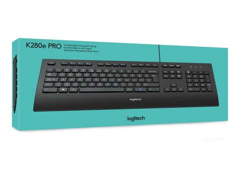 Logitech K280E Pro f/ Business klawiatura USB QWERTY Amerykański międzynarodowy Czarny Logitech K280E Pro f/ Business klawiatura USB QWERTY Amerykański międzynarodowy Czarny