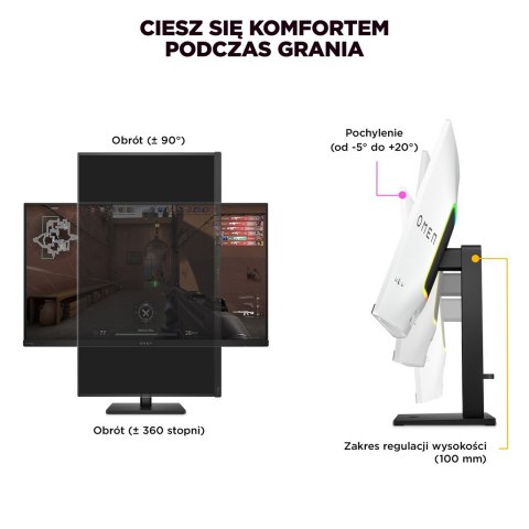 MONITOR HP OLED, UHD 31,5" OMEN Transcend 32 (9R181E9) 240Hz