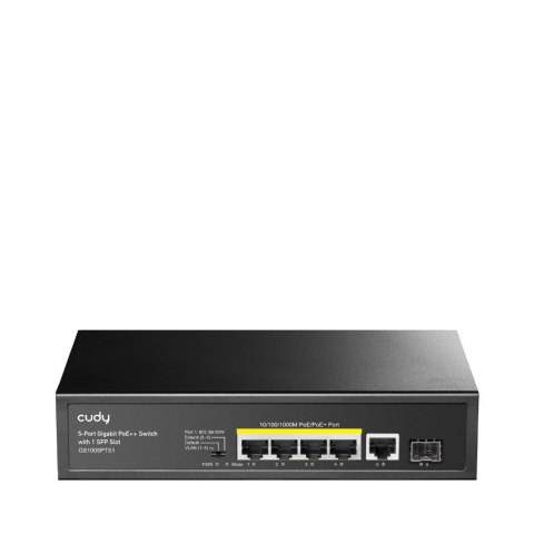 Cudy GS1005PTS1 łącza sieciowe Gigabit Ethernet (10/100/1000) Obsługa PoE Czarny Cudy GS1005PTS1 łącza sieciowe Gigabit Ethernet (10/100/1000) Obsługa PoE Czarny