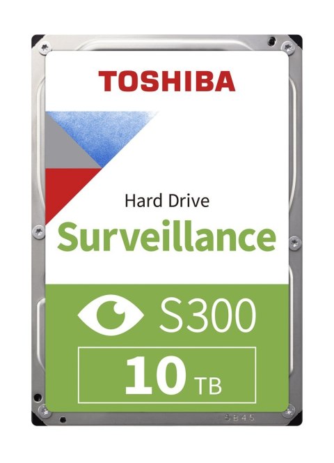 Dysk Toshiba S300 (CMR) HDWT31AUZSVA 10TB 3,5" 7200 SATA III Surveillance BULK Dysk Toshiba S300 (CMR) HDWT31AUZSVA 10TB 3,5" 7200 SATA III Surveillance BULK