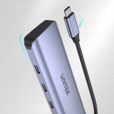 UNITEK HUB USB-C 3.1, 4X USB-C, 5 GBPS, H1107K