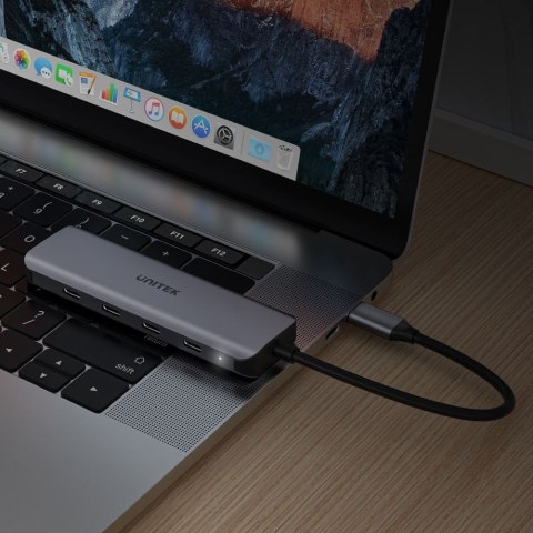 UNITEK HUB USB-C 3.1, 4X USB-C, 5 GBPS, H1107K