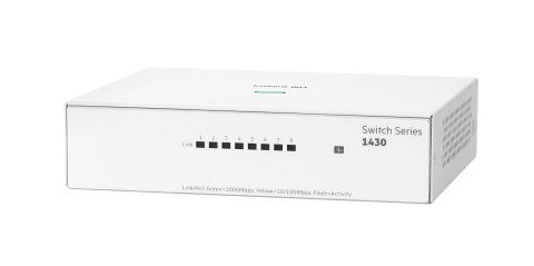 Aruba Instant On 1430 8G Nie zarządzany L2 Gigabit Ethernet (10/100/1000) Biały Aruba Instant On 1430 8G Nie zarządzany L2 Gigabit Ethernet (10/100/1000) Biały