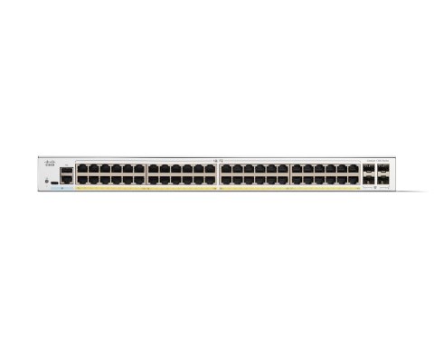 Cisco C1300-48FP-4G łącza sieciowe Zarządzany L2/L3 Gigabit Ethernet (10/100/1000) Biały Cisco C1300-48FP-4G łącza sieciowe Zarządzany L2/L3 Gigabit Ethernet (10/100/1000) Biały