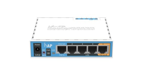 Mikrotik hAP Biały Obsługa PoE Mikrotik hAP Biały Obsługa PoE
