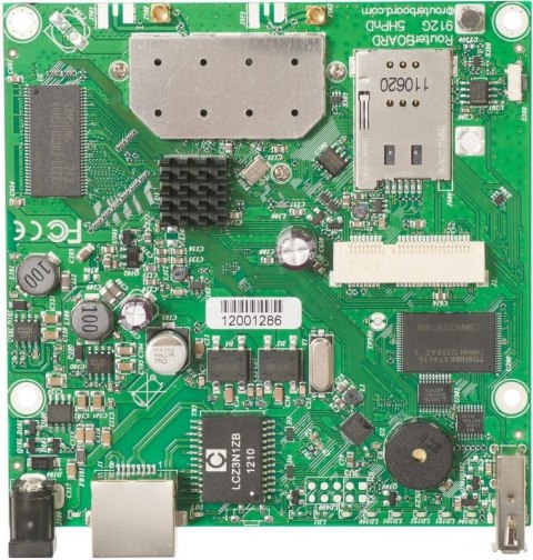 Router MikroTik RouterBOARD RB912UAG-5HPnD - Funkbasisstation - Wi-Fi - 5 GHz - DC power - intern Router MikroTik RouterBOARD RB912UAG-5HPnD - Funkbasisstation - Wi-Fi - 5 GHz - DC power - intern