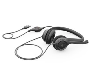 Zestaw słuchawkowy Logitech H390 Przewodowa Opaska na głowę Biuro/centrum telefoniczne USB Typu-A Czarny