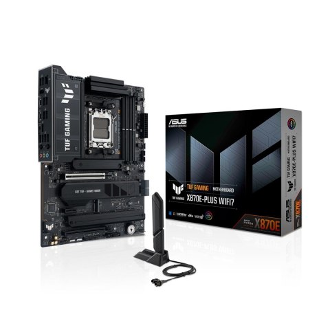 ASUS TUF GAMING X870E-PLUS WIFI7 AMD X870E Gniazdo AM5 ATX ASUS TUF GAMING X870E-PLUS WIFI7 AMD X870E Gniazdo AM5 ATX