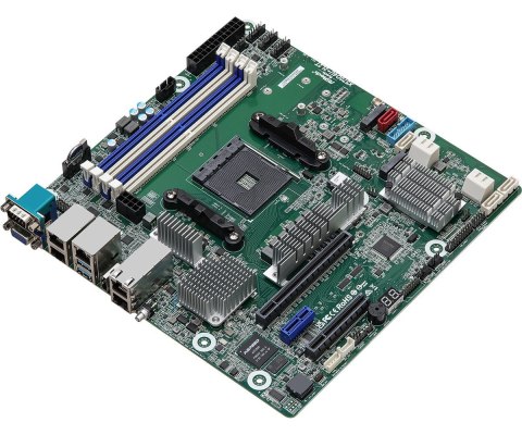 Asrock X570D4U-2L2T/BCM płyta główna AMD X570 Socket AM4 micro ATX Asrock X570D4U-2L2T/BCM płyta główna AMD X570 Socket AM4 micro ATX