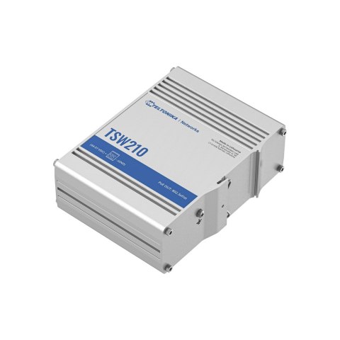 Teltonika TSW210 Nie zarządzany Gigabit Ethernet (10/100/1000) Aluminium