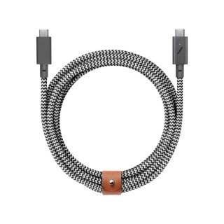 Kabel Native Union Belt, 2.4 m, USB-C, USB-C, USB 2.0, 0.48 Gbit/s, biały