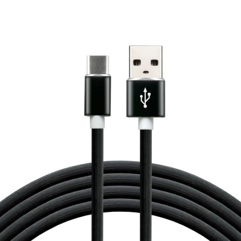 Kabel zasilający everActive CBS-1CB (USB - USB typu C ; 1m; kolor czarny) Kabel zasilający everActive CBS-1CB (USB - USB typu C ; 1m; kolor czarny)