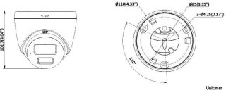 Kamera IP HIKVISION DS-2CD1363G2-LIUF/SL 2.8mm PL