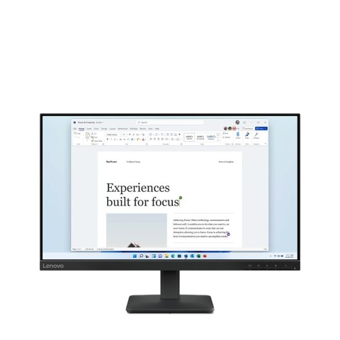 Lenovo L24-4e 23.8"FHD IPS 100Hz 250nits AG HDMI, VGA Raven Black Lenovo L24-4e 23.8"FHD IPS 100Hz 250nits AG HDMI, VGA Raven Black