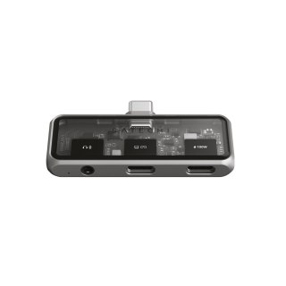 Mobilny adapter USB-C Satechi Mobile XR Hub z audio (1x USB-C 100W PD; 2.0 data i audio, 1x USB-C DP 1.4 4K@60Hz; 3.0 10 Gbps, 1