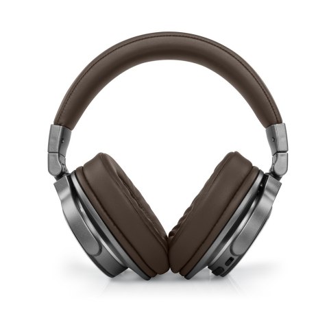 Muse M-278 BT Zestaw słuchawkowy Bezprzewodowy Opaska na głowę Micro-USB Bluetooth Brązowy, Srebrny