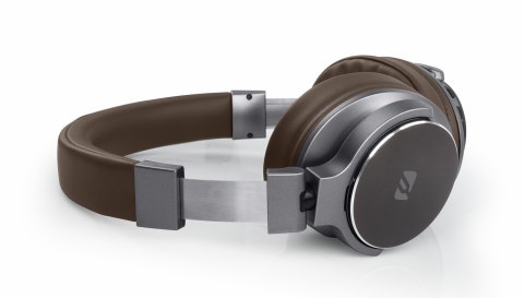 Muse M-278 BT Zestaw słuchawkowy Bezprzewodowy Opaska na głowę Micro-USB Bluetooth Brązowy, Srebrny