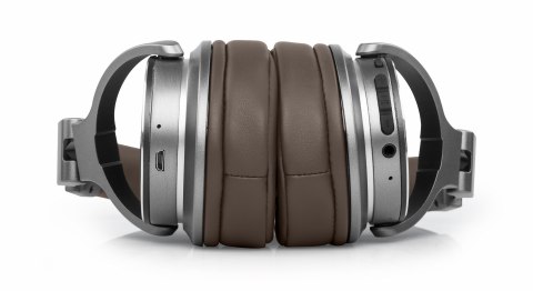 Muse M-278 BT Zestaw słuchawkowy Bezprzewodowy Opaska na głowę Micro-USB Bluetooth Brązowy, Srebrny