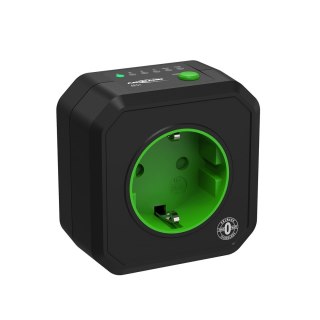 Programowane gniazdo Ansmann AES1, czarne, 230V