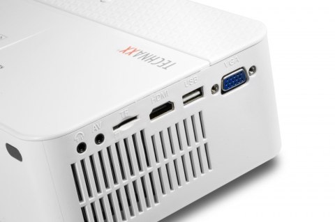 Projektor rzutnik LED + pilot Technaxx 50W, wbudowany głośnik (biały)