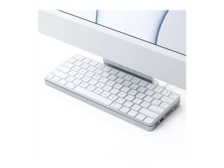 Satechi ST-UCISDS Stacja dokująca do laptopa i replikator portów Przewodowa USB 3.2 Gen 2 (3.1 Gen 2) Type-C Srebrny