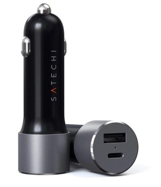 Zasilacz samochodowy USB-C o mocy 72 W gwiezdny szary
