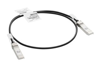 Aruba R9D19A kabel InfiniBand / światłowodowy 1 m SFP+ Czarny, Srebrny