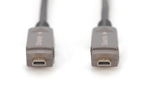 Digitus Hybrydowy kabel światłowodowy 4K AOC HDMI z 10m odłączanym wtykiem