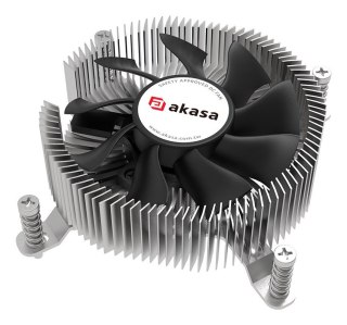 Niskoprofilowe chłodzenie procesora Acasa, Intel LGA1700 - miedziane i aluminiowe