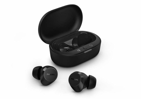 Philips TAT1209BK/00 słuchawki/zestaw słuchawkowy True Wireless Stereo (TWS) Douszny Połączenia/muzyka Bluetooth Czarny
