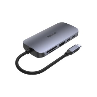 UNITEK D1071A hub i koncentrator USB 3.0 SuperSpeed 5 Gb/s Srebrny