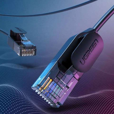 Ugreen kabel sieciowy Ethernet patchcord RJ45 Cat 6A UTP do 10Gb/s 3m NW122 (czarny)