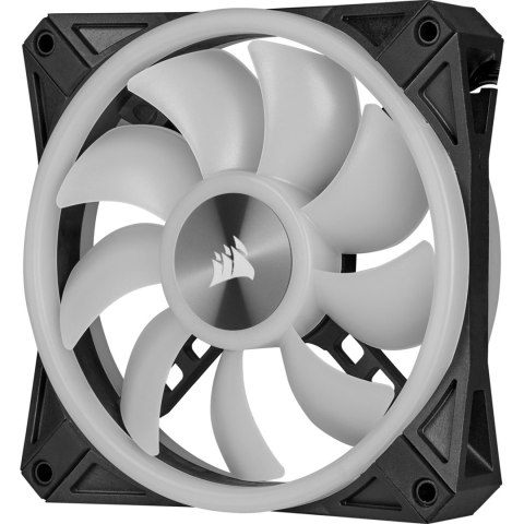 Wentylator Corsair iCUE QL140 RGB PWM - 140mm, czarny