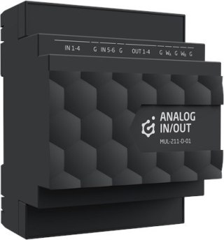 Moduł wejść i wyjść analogowych Grenton / wspiera 1-wire / montaż na szynie DIN / TF-Bus