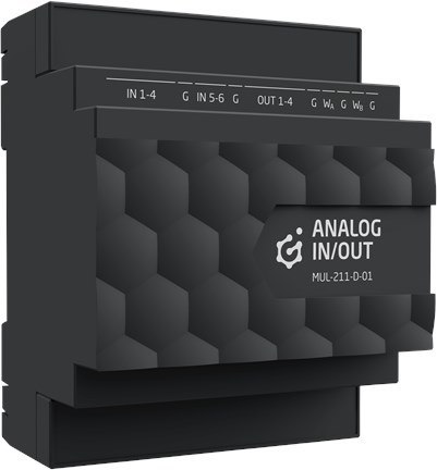 Moduł wejść i wyjść analogowych Grenton / wspiera 1-wire / montaż na szynie DIN / TF-Bus