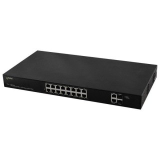 SWITCH POE PULSAR SF116 16-PORTÓW (16xPoE + 2xUPLINK/2xSFP UPLINK)