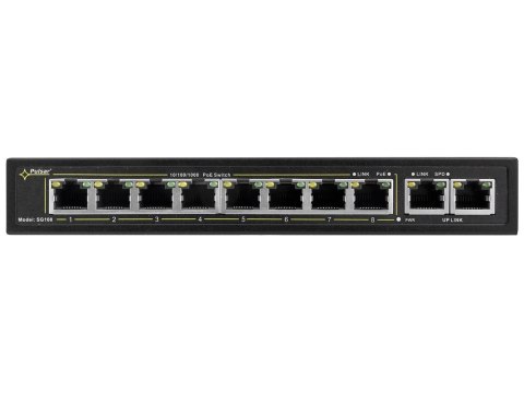 SWITCH POE PULSAR SG108 10-PORTÓW (8xPoE + 2xUPLINK)